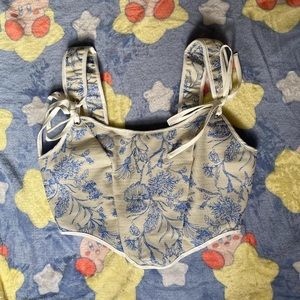 Floral Print Corset / Cami Top